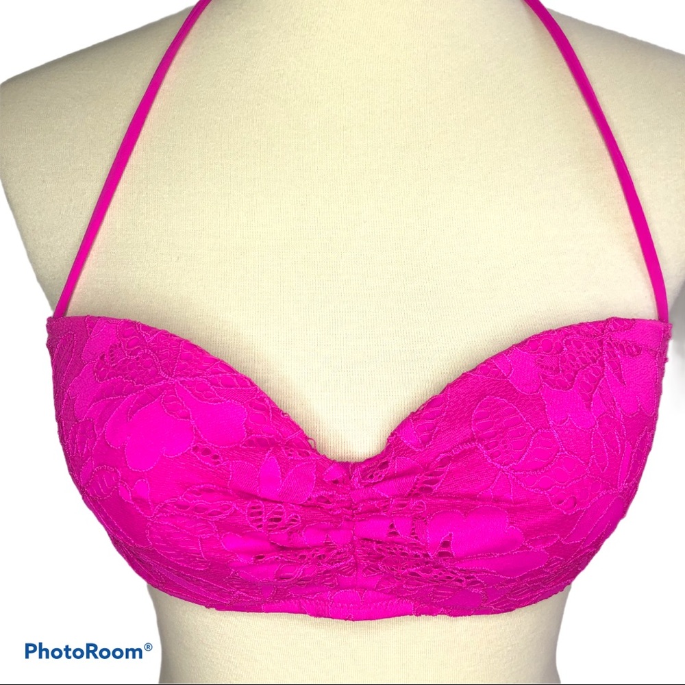 Victoria’s Secret Lace Halter Bikini Top 34B